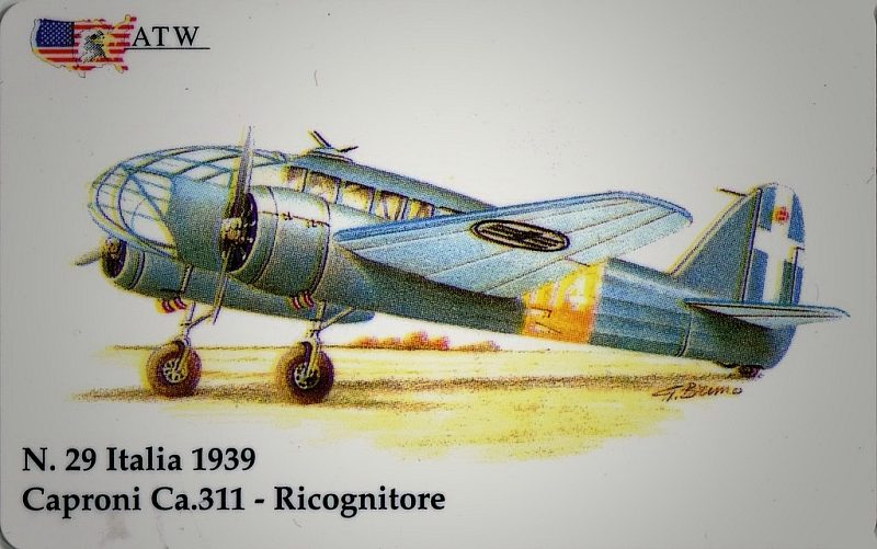 Aerei da guerra - Caproni Ca.311 - Italia (29/50)