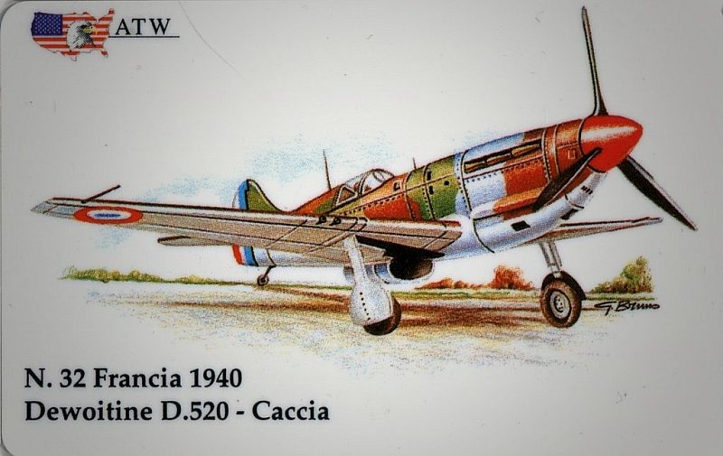 Aerei da guerra - Dewotine D.520 - Francia (32/50)