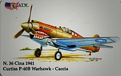 Aerei da guerra - Curtiis P-40B Warhawk - Cina (36/50)