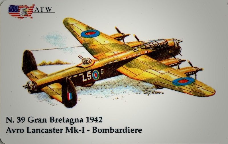 Aerei da guerra - Avro Lancaster Mk-1 - Gran Bretagna (39/50)