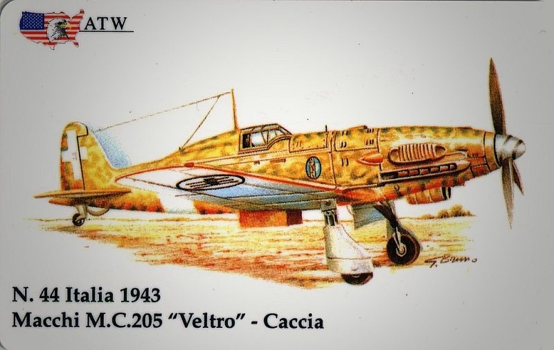 Aerei da guerra - Macchi M.C.205 "Veltro" - Italia (44/50)