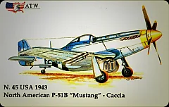 Aerei da guerra - North American P-51B "Mustang" - USA (45/50)