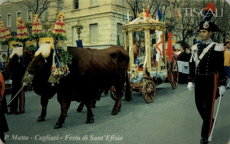 Festa di S. Efisio - Il Cocchio con il Simulacro