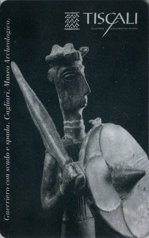 Guerriero con scudo e spada