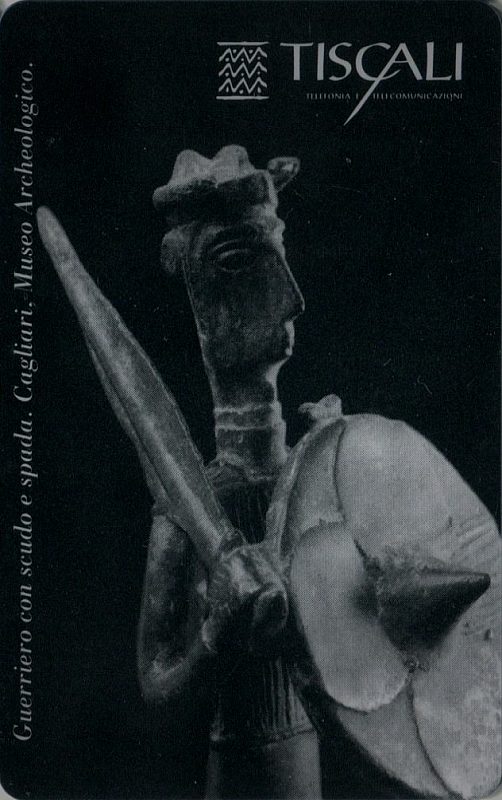 Guerriero con scudo e spada