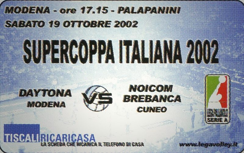 SuperCoppa Italiana 2002 - Omaggio
