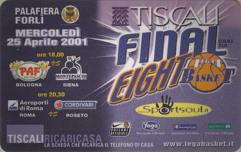Final Eight 2001 - 25 aprile 2001 (Gradinata Omaggio)