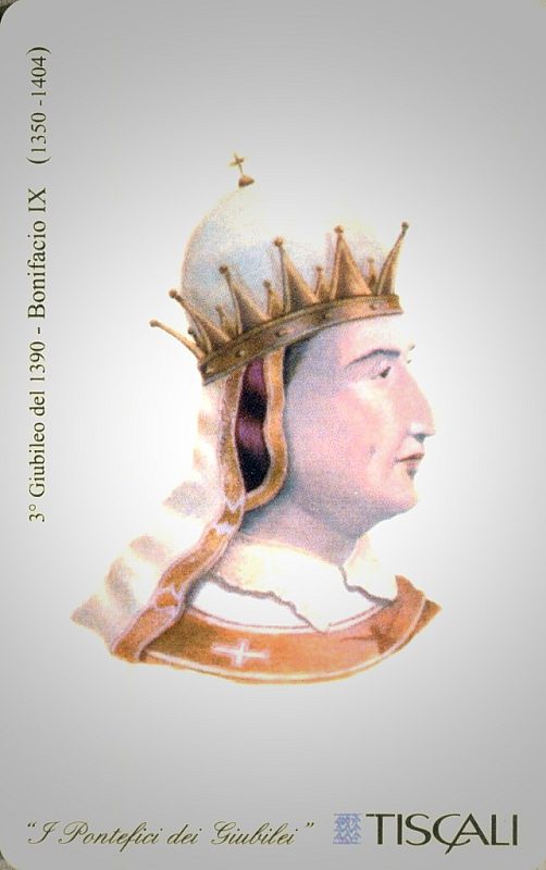 I Pontefici dei Giubilei - 3° Giubileo 1390, Bonifacio IX