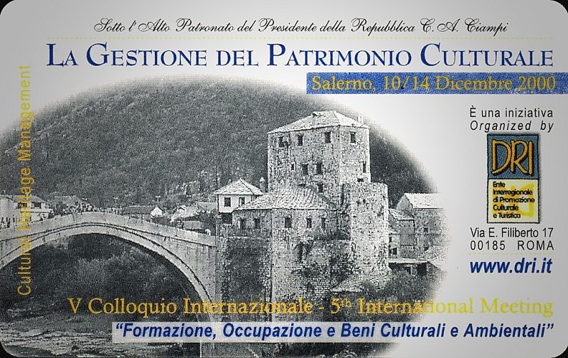 La Gestione del Patrimonio Culturale - Dri 2000