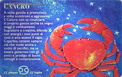 Zodiaco - Cancro (L. 10.000)