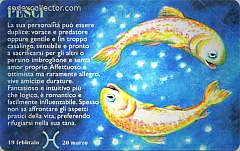Zodiaco - Pesci (L. 10.000)
