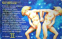 Zodiaco - Gemelli (L. 2.000)