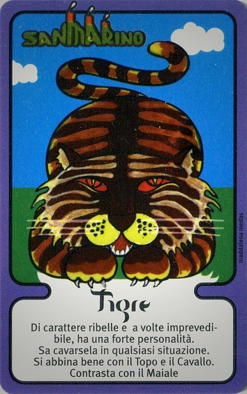 Zodiaco Cinese - Tigre (Chip S35)
