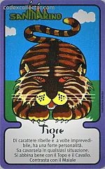 Zodiaco Cinese - Tigre (L. 3.000 Chip S30)