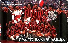 Cento Anni di Milan - La squadra (L. 5.000)