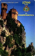 1700 Anni - Indipendenza (L. 5.000)