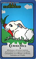 Zodiaco Cinese - Coniglio (L. 3.000)