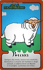 Zodiaco Cinese - Pecora (L. 10.000)