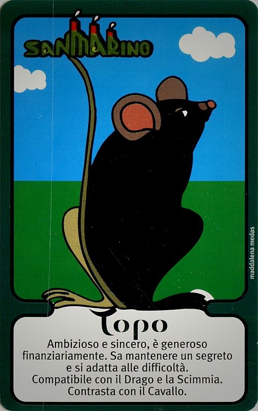 Zodiaco Cinese - Topo