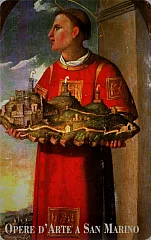 Opere d'Arte a San Marino - 1. Scuola del Ghirlandaio, San Marino (particolare)