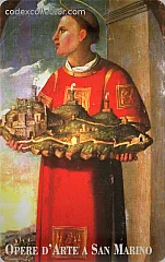 Opere d'Arte a San Marino - 1. Scuola del Ghirlandaio, San Marino (€ 4 particolare)