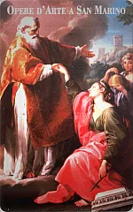 Opere d'Arte a San Marino - 1. Pompeo Batoni, San Marino risolleva la Repubblica