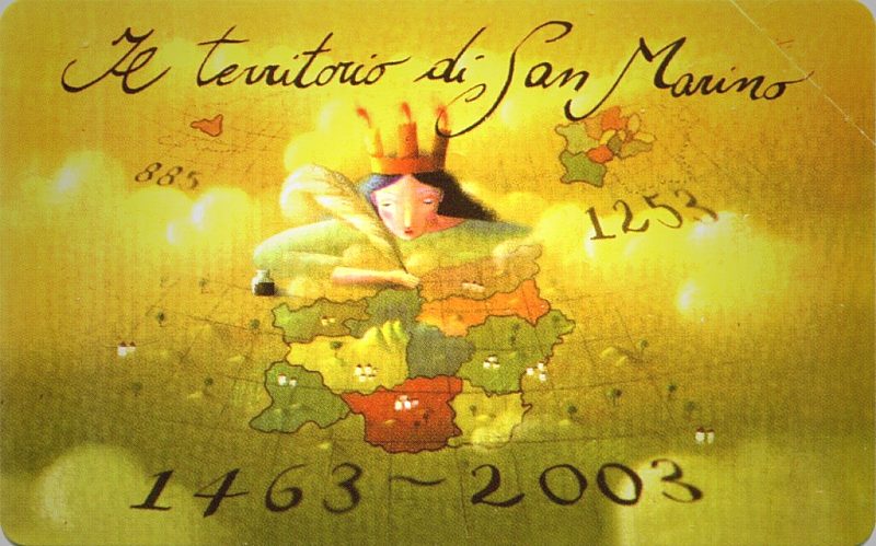 Il Territorio di San Marino - 540° degli attuali confini