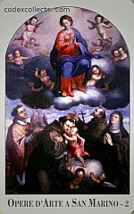 Opere d'Arte a San Marino - 2. Giovan Battista Urbinelli, Madonna assunta e santi (€ 5)