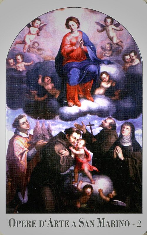 Opere d'Arte a San Marino - 2. Giovan Battista Urbinelli, Madonna assunta e santi