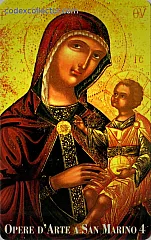 Opere d'Arte a San Marino - 4. Madonnari bizantini, Icone della Madonna (€ 2)