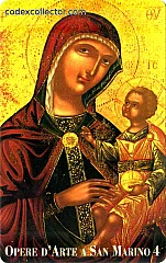 Opere d'Arte a San Marino - 4. Madonnari bizantini, Icone della Madonna (€ 2)
