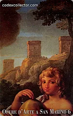 Opere d'Arte a San Marino - 6. Pompeo Batoni, San Marino risolleva la Repubblica (€ 2 particolare)
