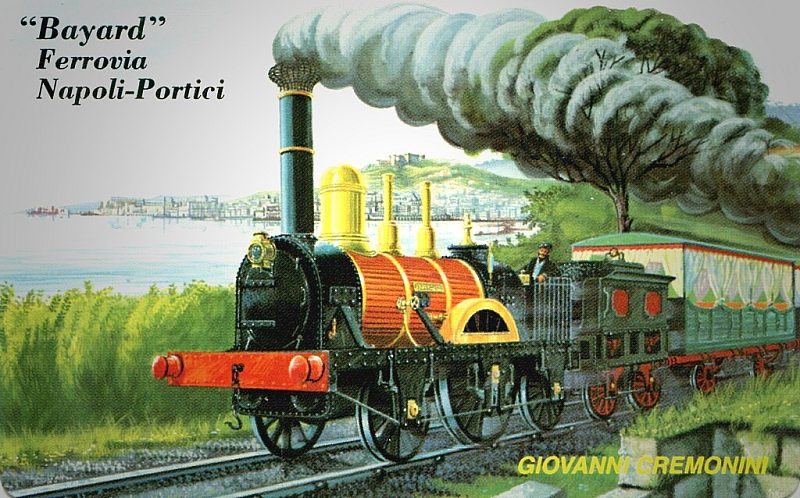 Le Locomotive - Bayard, Ferrovia Napoli-Portici