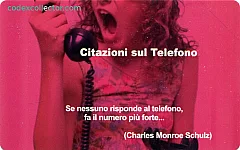 Citazioni sul Telefono - C.Monroe Schulz (€ 3)