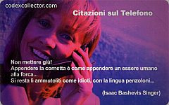 Citazioni sul Telefono - Isaac Bashevis Singer (€ 6)