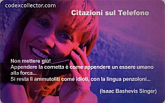 Citazioni sul Telefono - Isaac Bashevis Singer (€ 6)