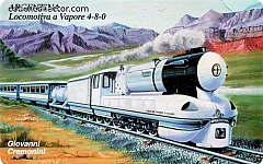 Le Locomotive - Argentina, Locomotiva a Vapore 4-8-0 (€ 6)
