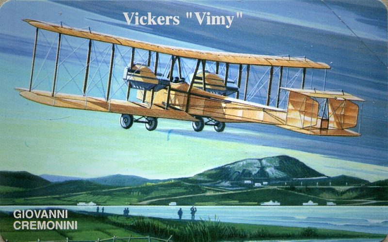 Gli Aerei - Vickers Vimy