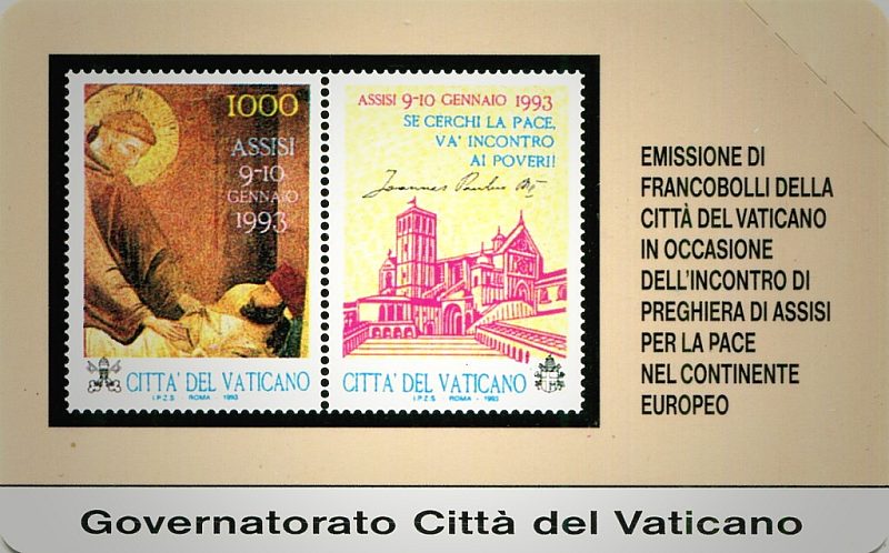 Francobolli della Città del Vaticano - Assisi per la Pace