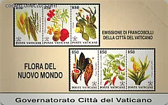 Francobolli della Città del Vaticano - Flora Del Nuovo Mondo (L. 5.000)