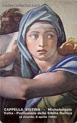 Michelangelo - Cappella Sistina (L. 10.000)