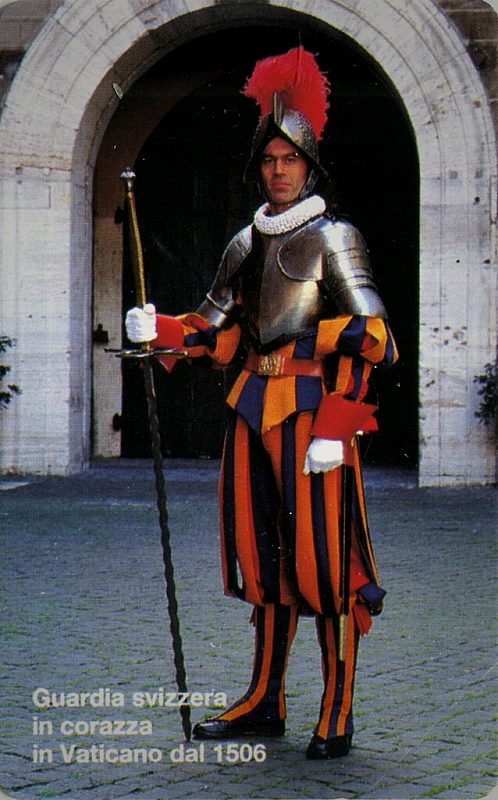 Guardia Svizzera in Corazza