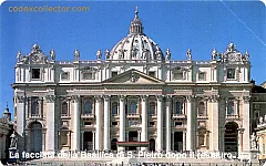 Giubileo 2000 - Facciata della Basilica di San Pietro (L. 10.000)