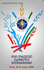 Giubileo 2000 - XLVII Congresso Eucaristico (L. 5.000)