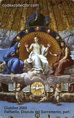 Giubileo 2000 - Raffaello, Disputa del Sacramento (L. 10.000)
