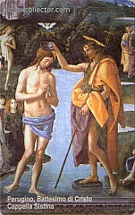Perugino - Battesimo (L. 10.000)