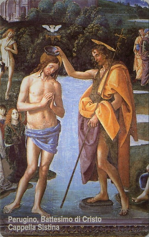 Perugino - Battesimo