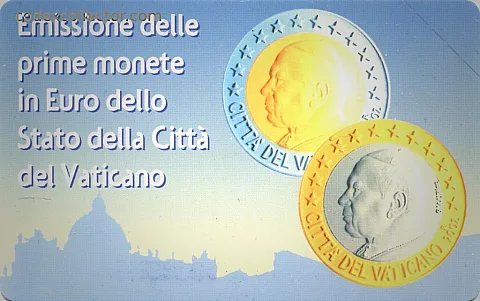 Scheda telefonica Primo Euro Vaticano (Governatorato Città del Vaticano · 2002)