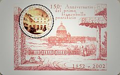 150° Anniversario Primo Francobollo Vaticano