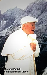 Giovanni Paolo II sulle Dolomiti